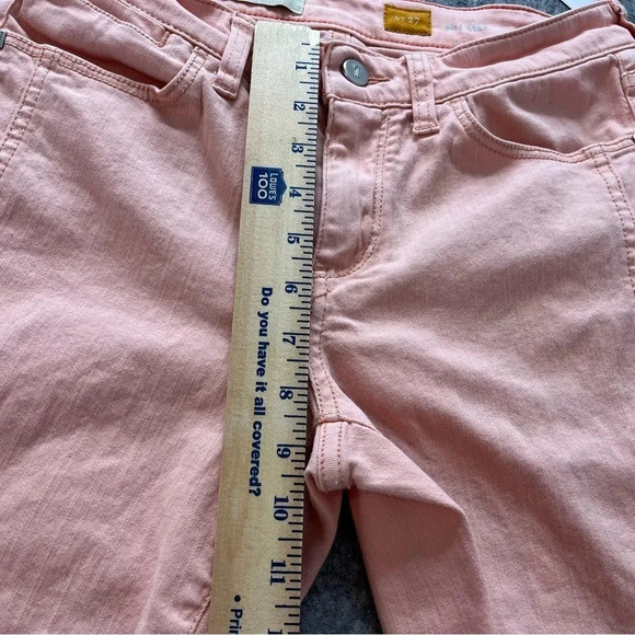 Pilcro and the Letterpress Jeans Womens 27 Anthropologie Stet Peach Cropped - Picture 12 of 14